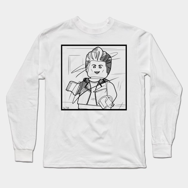 LEGO a-ha Take On Me Long Sleeve T-Shirt by schultzstudio